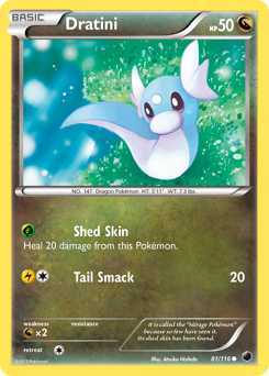 Dratini, Plasma Freeze #81, Pokémon TCG card