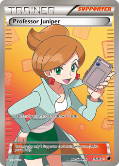Professor Juniper, Plasma Freeze #116, Pokémon TCG card