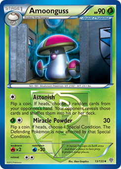 Amoonguss, Plasma Storm #13, Pokémon TCG card
