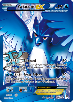 Articuno-EX, Plasma Storm #132, Pokémon TCG card