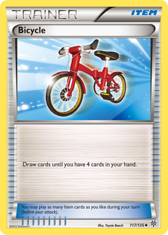 Bicycle, Plasma Storm #117, Pokémon TCG card