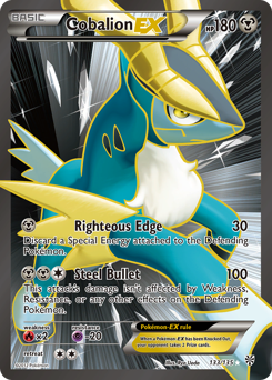 Cobalion-EX, Plasma Storm #133, Pokémon TCG card