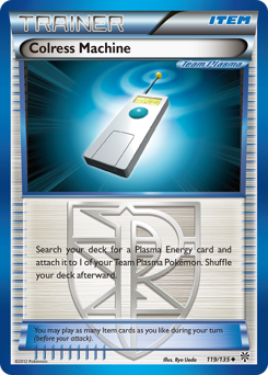 Colress Machine, Plasma Storm #119, Pokémon TCG card