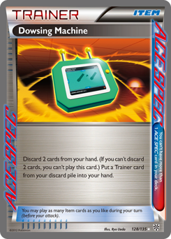 Dowsing Machine, Plasma Storm #128, Pokémon TCG card