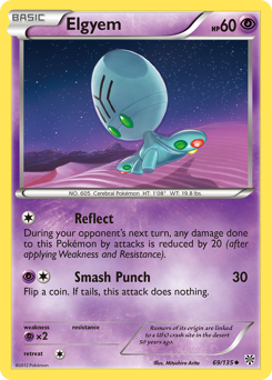 Elgyem, Plasma Storm #69, Pokémon TCG card