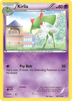 Kirlia, Plasma Storm #60, Pokémon TCG card