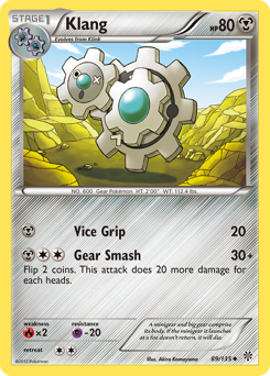 Klang, Plasma Storm #89, Pokémon TCG card