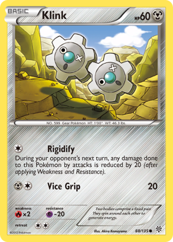 Klink, Plasma Storm #88, Pokémon TCG card