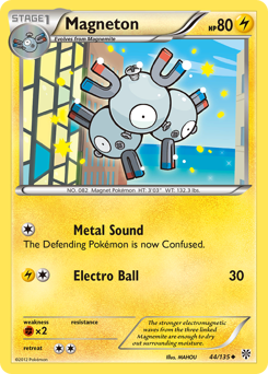 Magneton, Plasma Storm #44, Pokémon TCG card