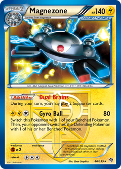 Magnezone, Plasma Storm #46, Pokémon TCG card