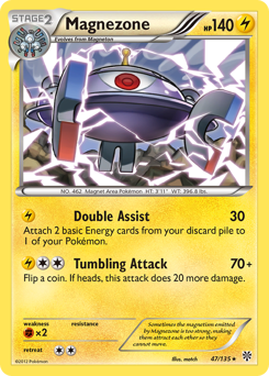 Magnezone, Plasma Storm #47, Pokémon TCG card