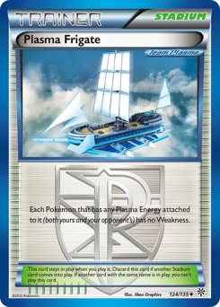 Plasma Frigate, Plasma Storm #124, Pokémon TCG card