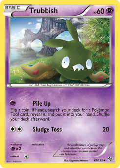 Trubbish, Plasma Storm #63, Pokémon TCG card