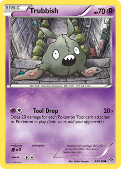 Trubbish, Plasma Storm #65, Pokémon TCG card