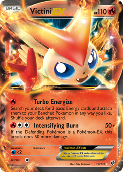 Victini-EX, Plasma Storm #18, Pokémon TCG card