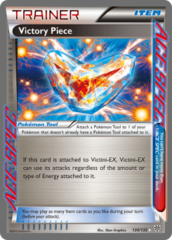 Victory Piece, Plasma Storm #130, Pokémon TCG card