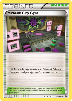 Virbank City Gym, Plasma Storm #126, Pokémon TCG card