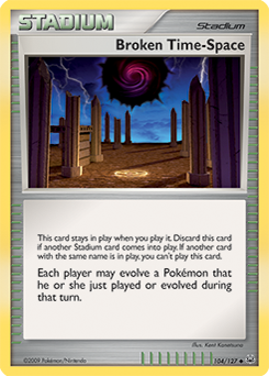 Broken Time-Space, Platinum #104, Pokémon TCG card