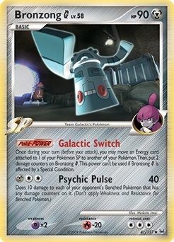 Bronzong G, Platinum #41, Pokémon TCG card