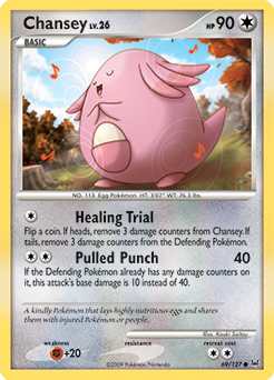 Chansey, Platinum #69, Pokémon TCG card