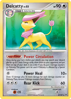 Delcatty, Platinum #4, Pokémon TCG card