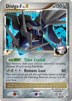 Dialga G LV.X, Platinum #122, Pokémon TCG card