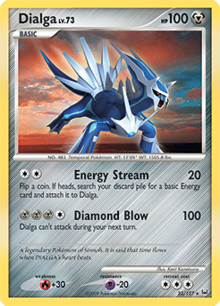 Dialga, Platinum #23, Pokémon TCG card