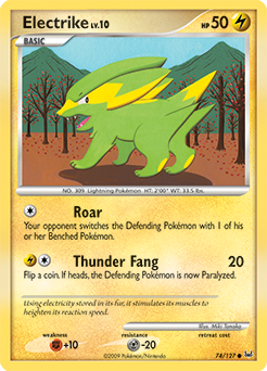 Electrike, Platinum #74, Pokémon TCG card