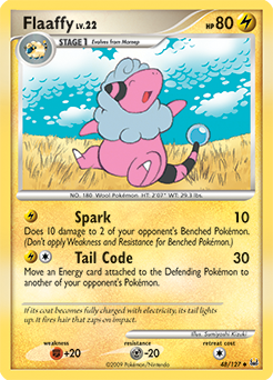 Flaaffy, Platinum #48, Pokémon TCG card