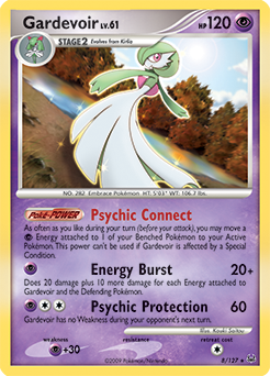 Gardevoir, Platinum #8, Pokémon TCG card