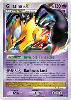 Giratina LV.X, Platinum #124, Pokémon TCG card
