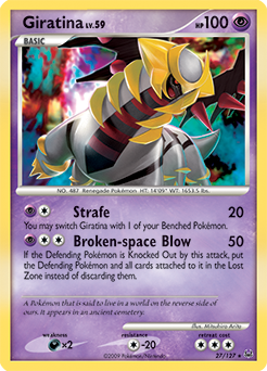 Giratina, Platinum #27, Pokémon TCG card