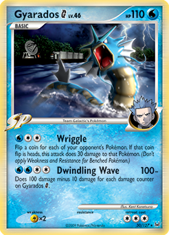 Gyarados G, Platinum #30, Pokémon TCG card