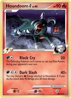 Houndoom G, Platinum #50, Pokémon TCG card