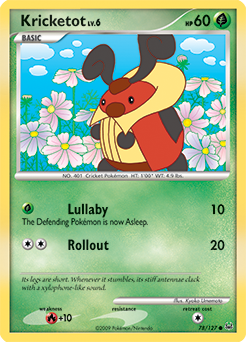 Kricketot, Platinum #78, Pokémon TCG card