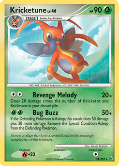 Kricketune, Platinum #32, Pokémon TCG card