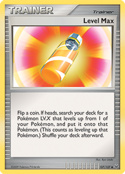 Level Max, Platinum #107, Pokémon TCG card