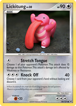 Lickitung, Platinum #80, Pokémon TCG card