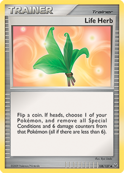 Life Herb, Platinum #108, Pokémon TCG card