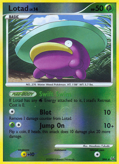 Lotad, Platinum #SH4, Pokémon TCG card