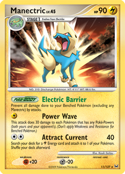 Manectric, Platinum #11, Pokémon TCG card