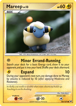 Mareep, Platinum #82, Pokémon TCG card