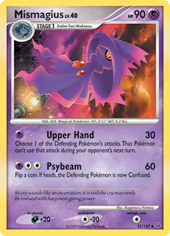 Mismagius, Platinum #55, Pokémon TCG card
