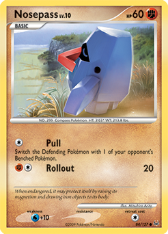 Nosepass, Platinum #84, Pokémon TCG card
