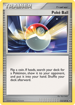 Poké Ball, Platinum #113, Pokémon TCG card
