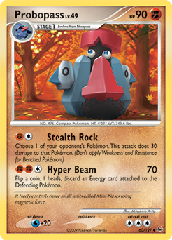 Probopass, Platinum #60, Pokémon TCG card