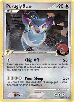 Purugly G, Platinum #88, Pokémon TCG card