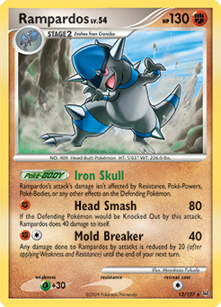 Rampardos, Platinum #13, Pokémon TCG card