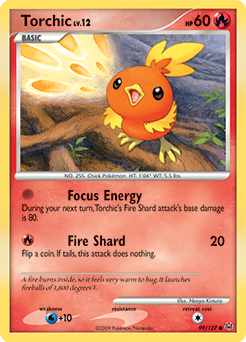 Torchic, Platinum #99, Pokémon TCG card