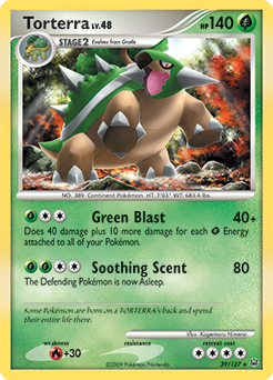 Torterra, Platinum #39, Pokémon TCG card